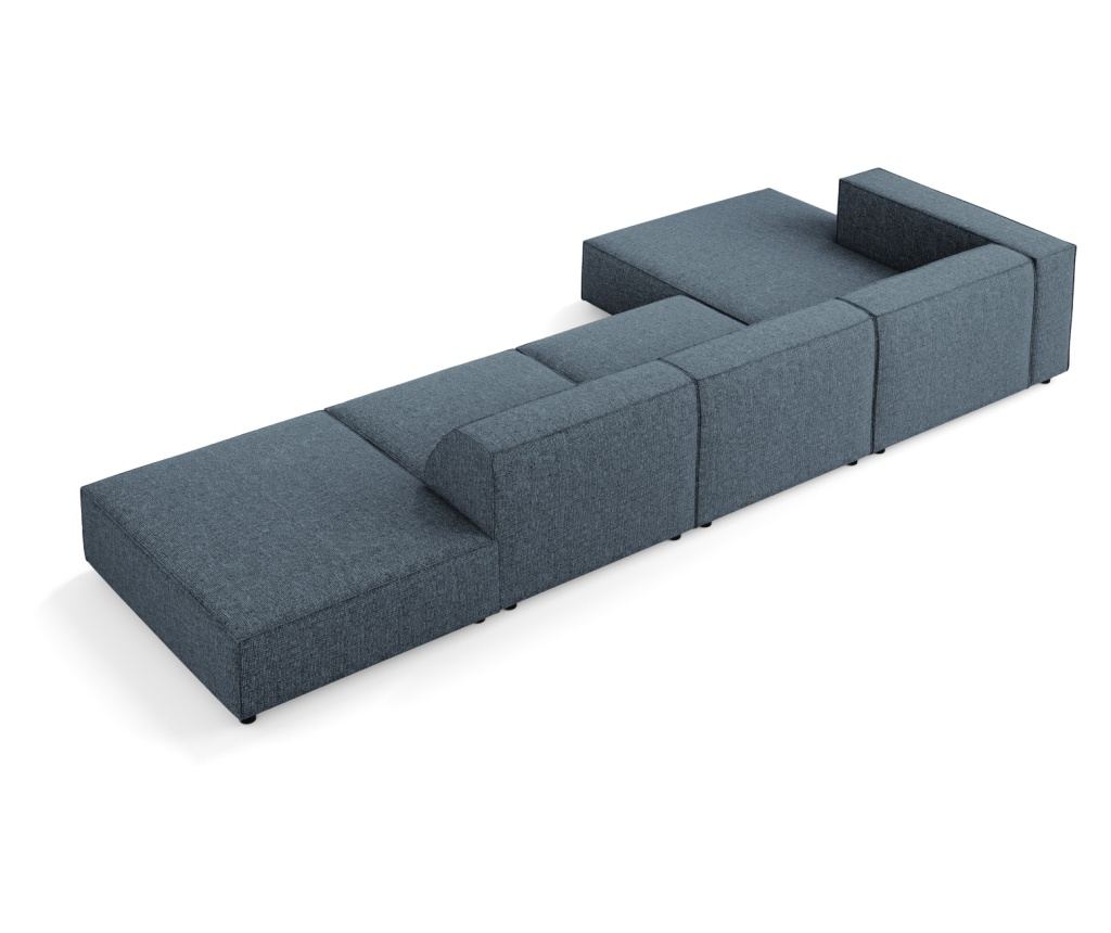 Sarokkanapé Cosmopolitan Design 622406, Arendal, Királykék, 70x166x341 cm - 4