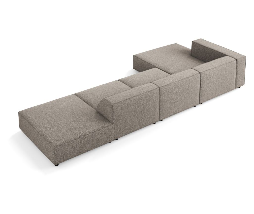 Sarokkanapé Cosmopolitan Design 622406, Arendal, Szürke, 70x166x341 cm - 4