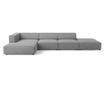 Sarokkanapé Cosmopolitan Design 622406, Arendal, Sötétszürke, 70x166x341 cm thumbnail 1