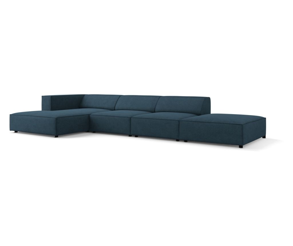 Sarokkanapé Cosmopolitan Design 622406, Arendal, Tengerészkék, 70x166x341 cm - 2