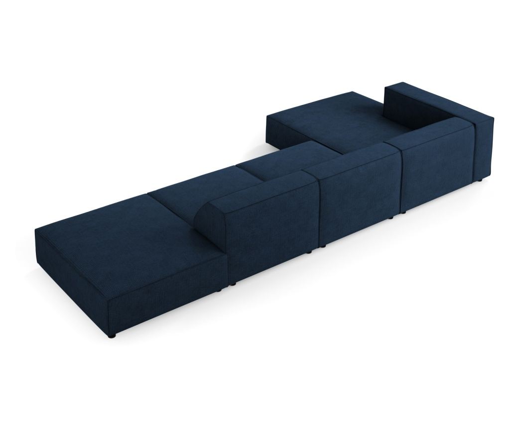 Sarokkanapé Cosmopolitan Design 622406, Arendal, Királykék, 70x166x341 cm - 3