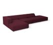 Sarokülőgarnitúra Cosmopolitan Design 622406, Arendal, rubinvörös, 70x166x341 cm thumbnail 4