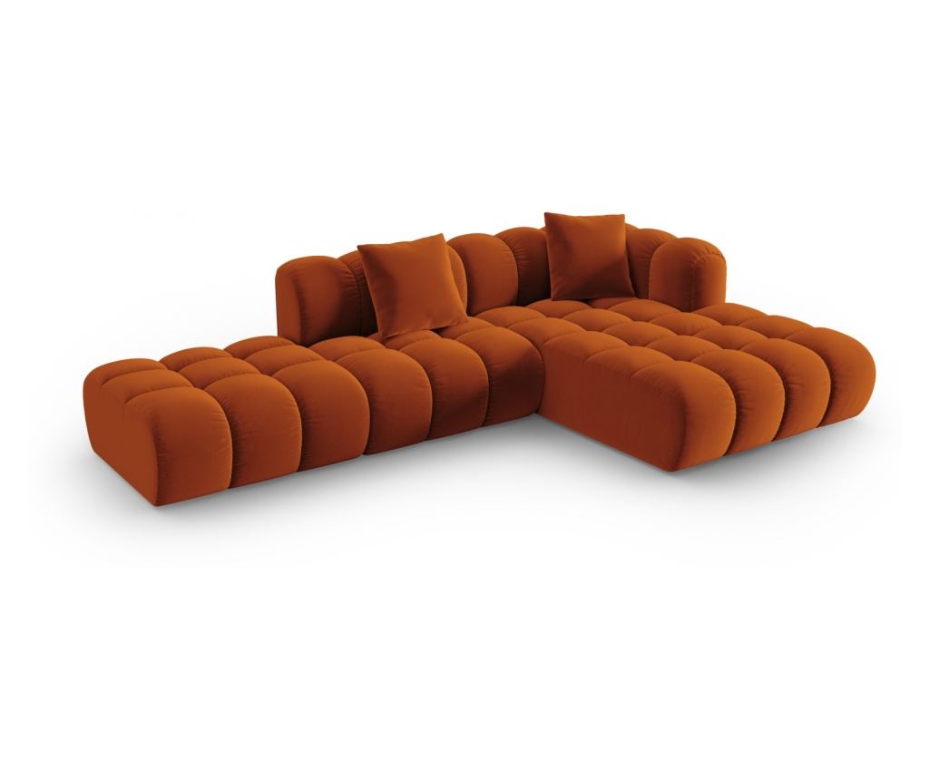 Moduláris sarokkanapé Windsor & Co 862215, Astro, terrakotta, 70x190x300 cm - 2