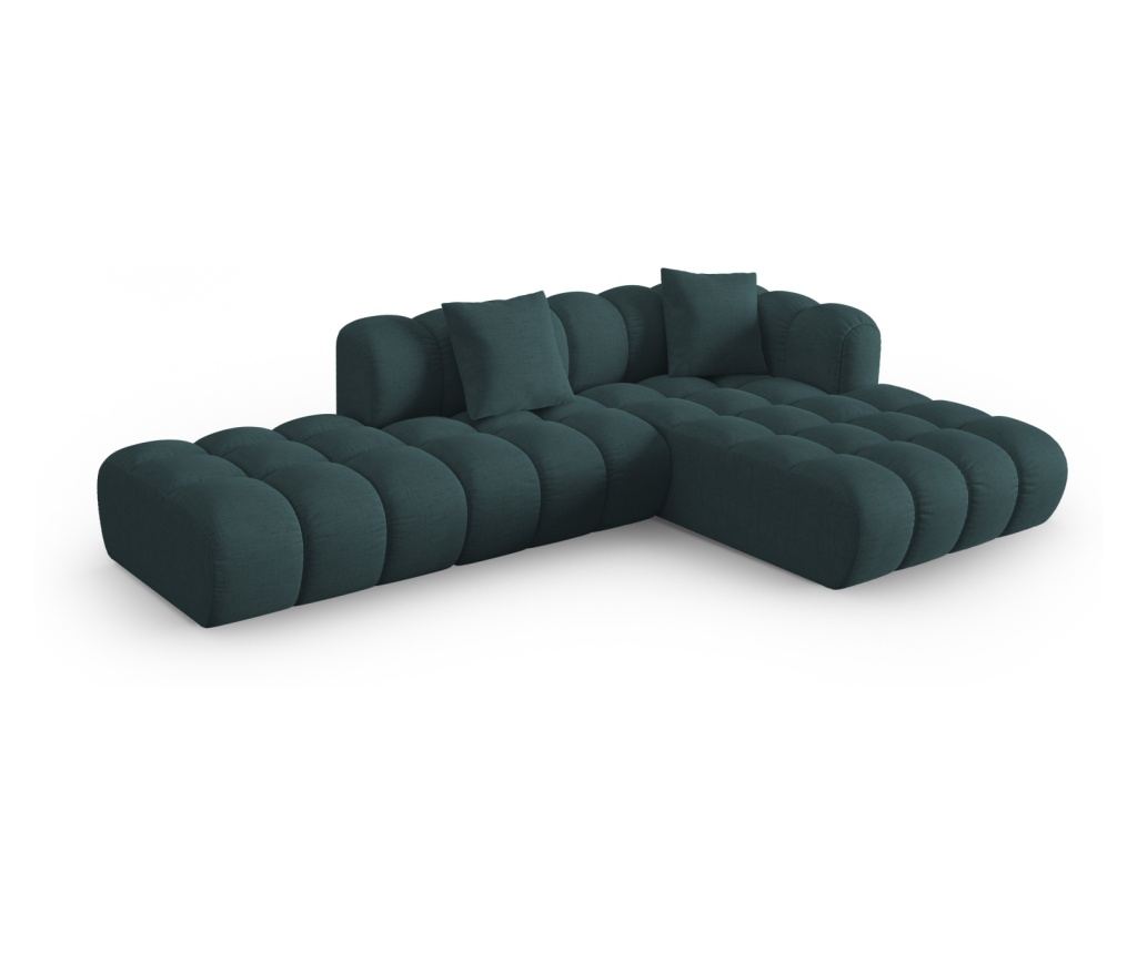 Moduláris sarokülő Windsor & Co 862215, Astro, Türkiz, 70x190x300 cm - 2
