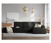 Sarokülőgarnitúra Milo Casa 898151, Carlo, Fekete, 90x166x341 cm thumbnail 1