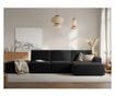 Sarokülőgarnitúra Milo Casa 898151, Carlo, Fekete, 90x166x341 cm thumbnail 1