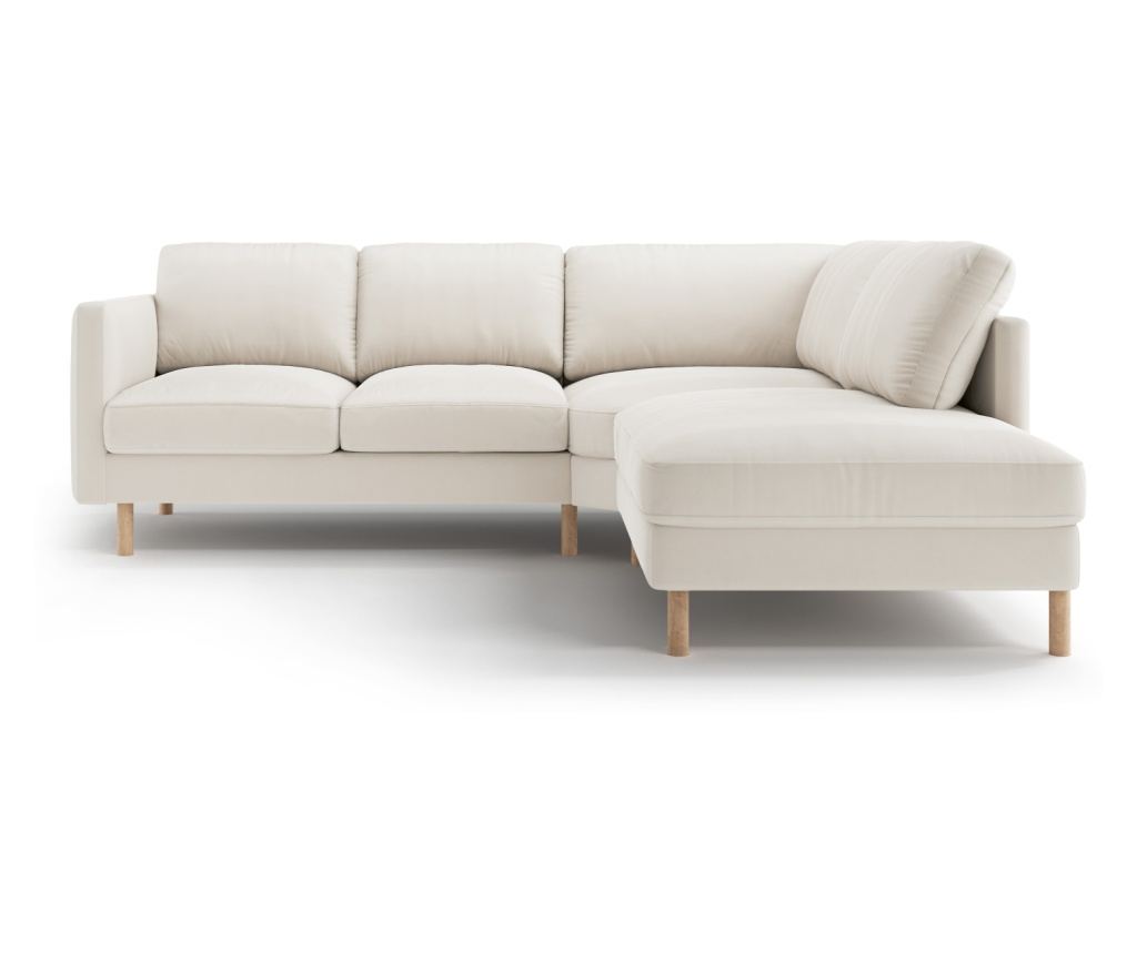 Sarokkanapé Micadoni Home 533926, Eden, Bézs, 90x234x267 cm - 2
