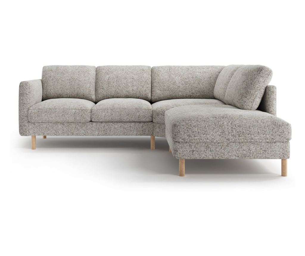 Sarokkanapé Micadoni Home 533926, Eden, Bézs, 90x234x267 cm - 2