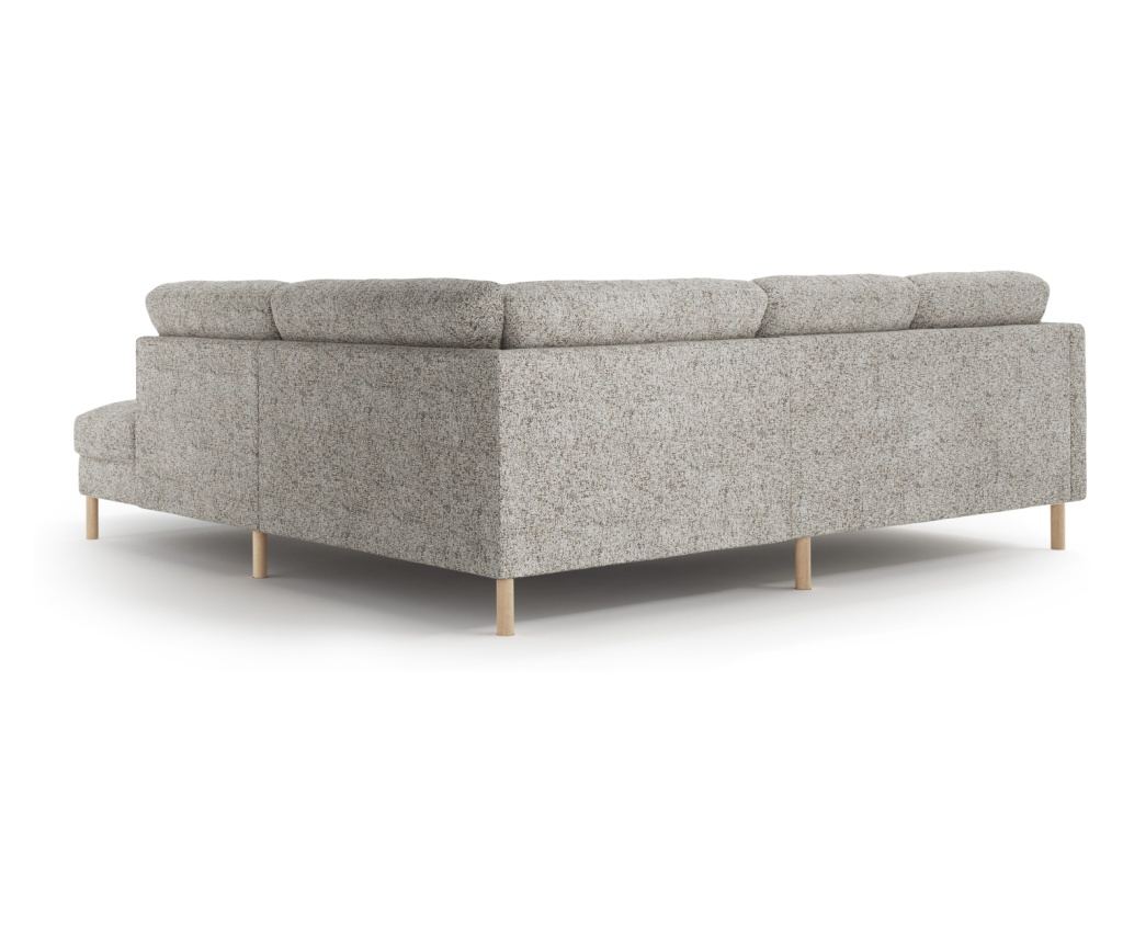 Sarokkanapé Micadoni Home 533926, Eden, Bézs, 90x234x267 cm - 3