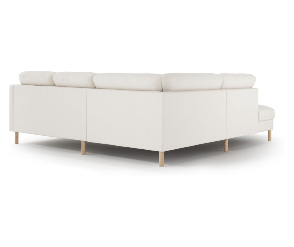 Sarokkanapé Micadoni Home 533926, Eden, bézs, 90x234x267 cm - 3