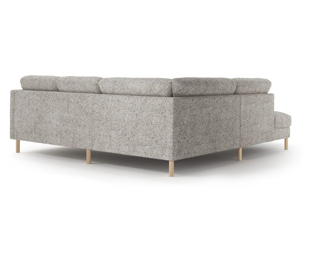 Sarokkanapé Micadoni Home 533926, Eden, Bézs, 90x234x267 cm - 5