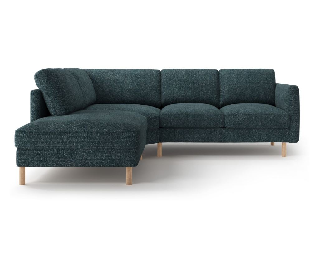 Micadoni Home Eden sarokgarnitúra, kék-zöld, zöld - 2