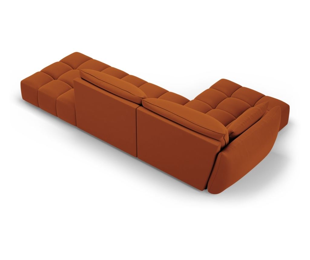 Moduláris sarokülő garnitúra Milo Casa 898770, Harper, Terracotta, 85x153x290 cm - 3