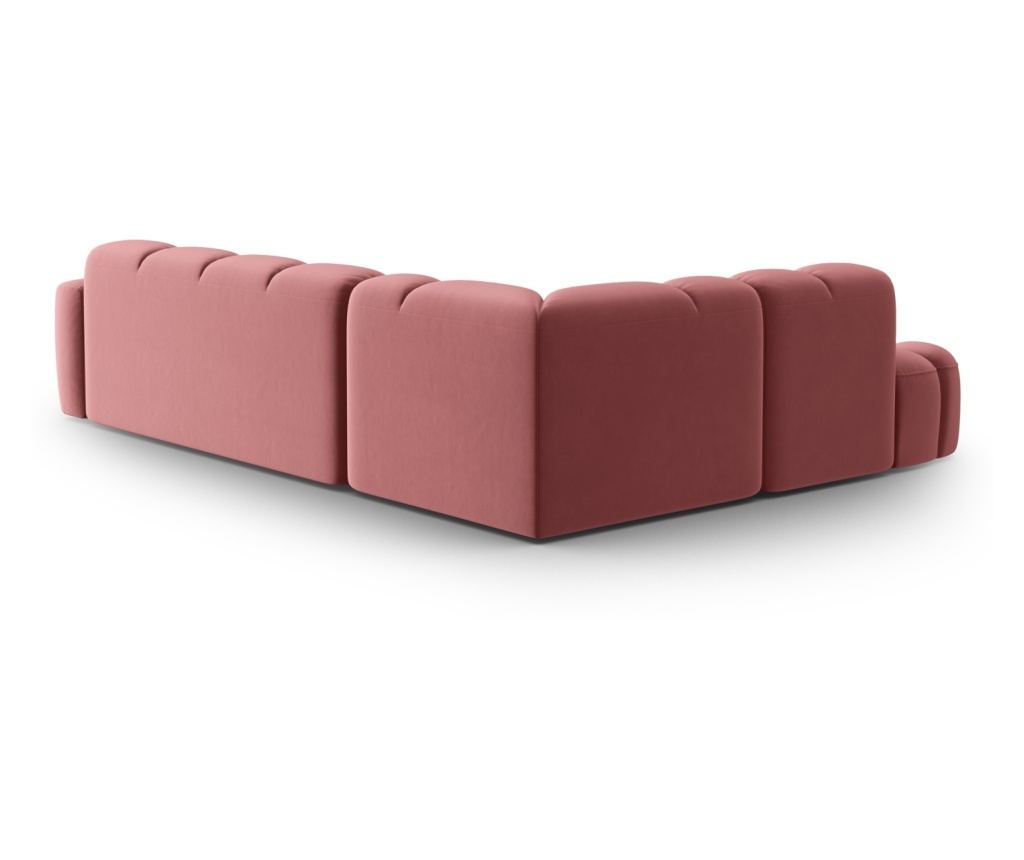 Micadoni Home Lisa flamingó színű sarokgarnitúra - 5