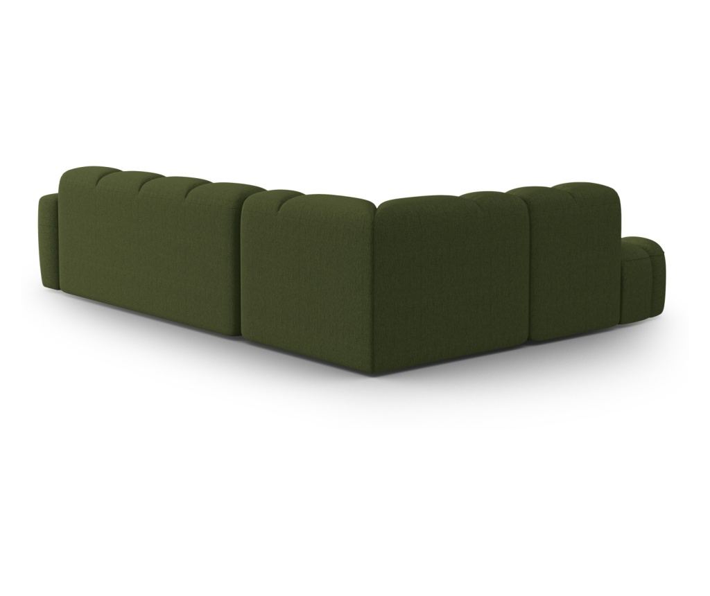 Micadoni Home 531546 sarokkanapé, Lisa, zöld, 77x234x293 cm - 5