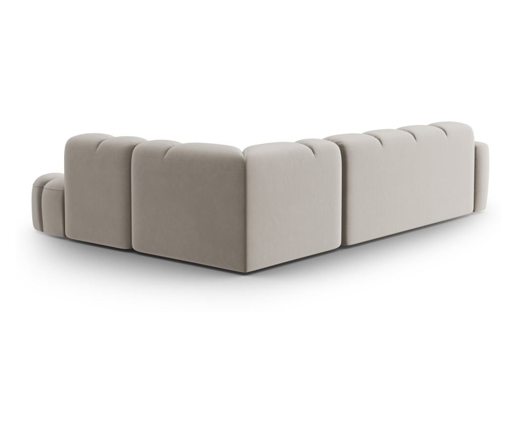 Micadoni Home 531546 Sarokülő, Lisa, Világosbézs, 77x234x293 cm - 9