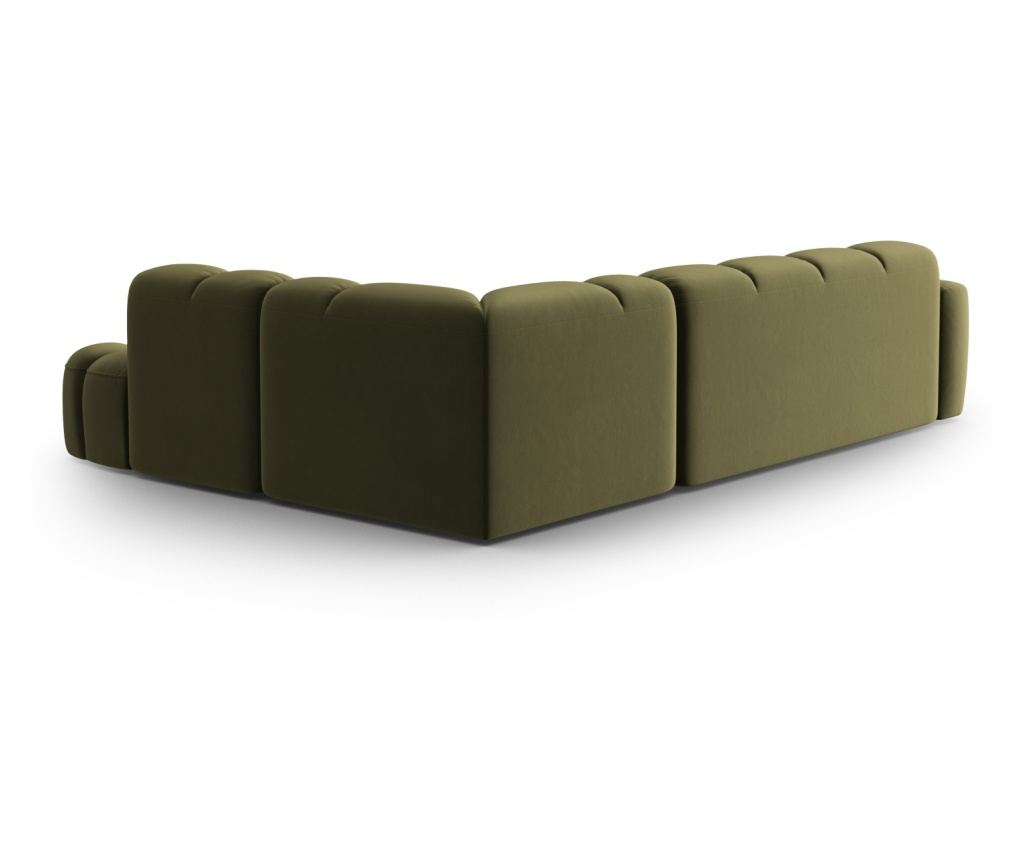 Micadoni Home Lisa világoszöld sarokgarnitúra - 5