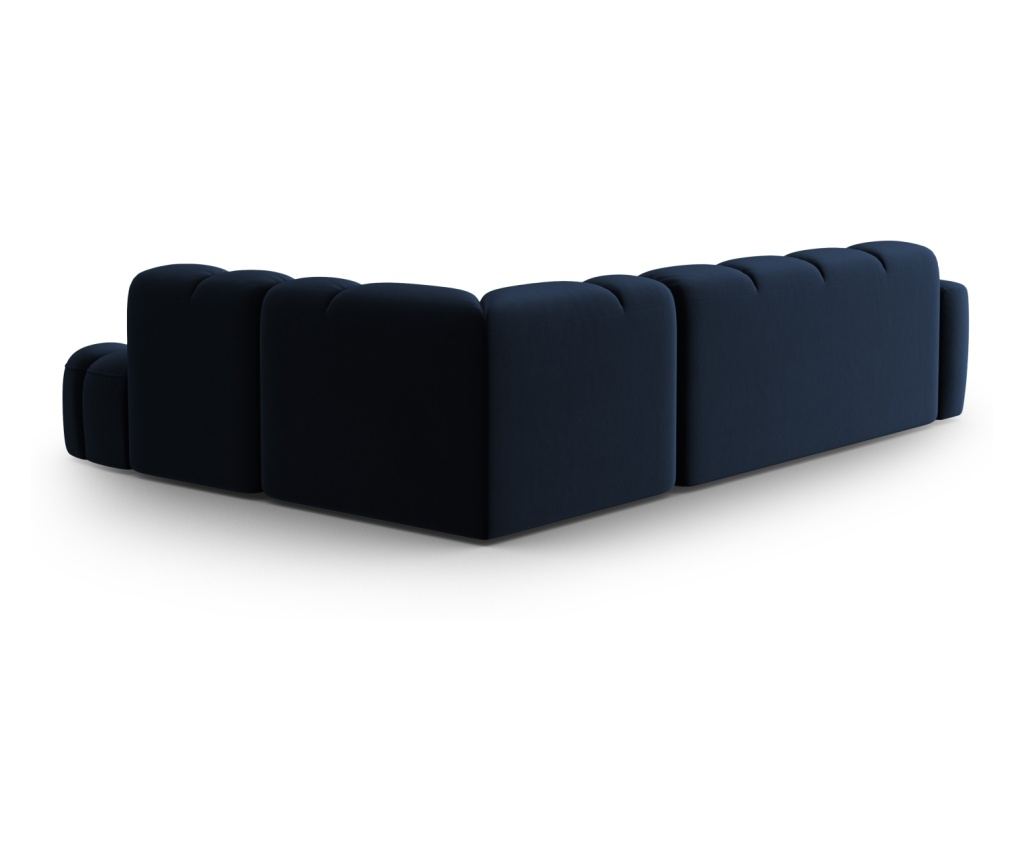 Sarokkanapé Micadoni Home 531546, Lisa, Királykék, 77x234x293 cm - 5