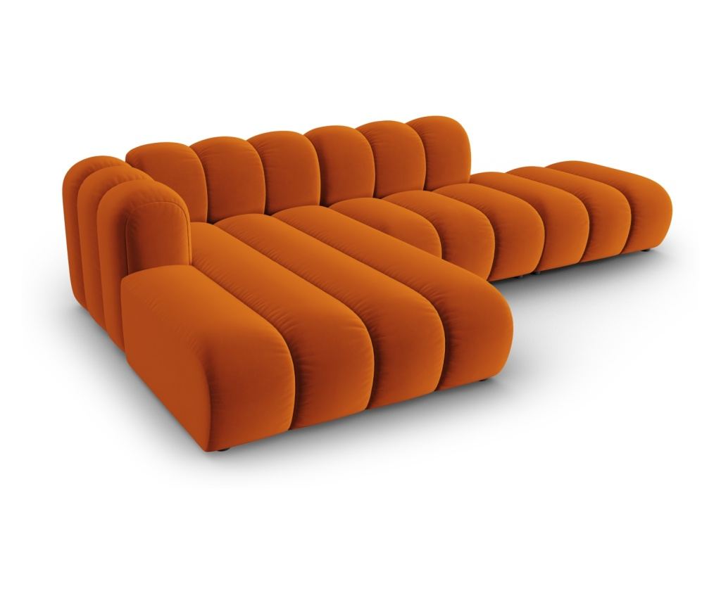 Moduláris sarokgarnitúra Micadoni Home 531371, Lupine, Terracotta, 70x177x299 cm - 3