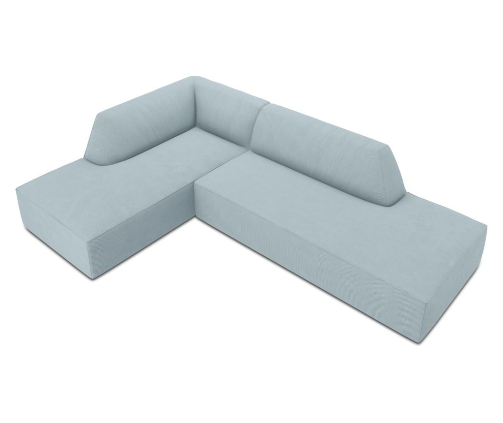 Windsor & Co Sao moduláris sarokgarnitúra, világoskék - 5