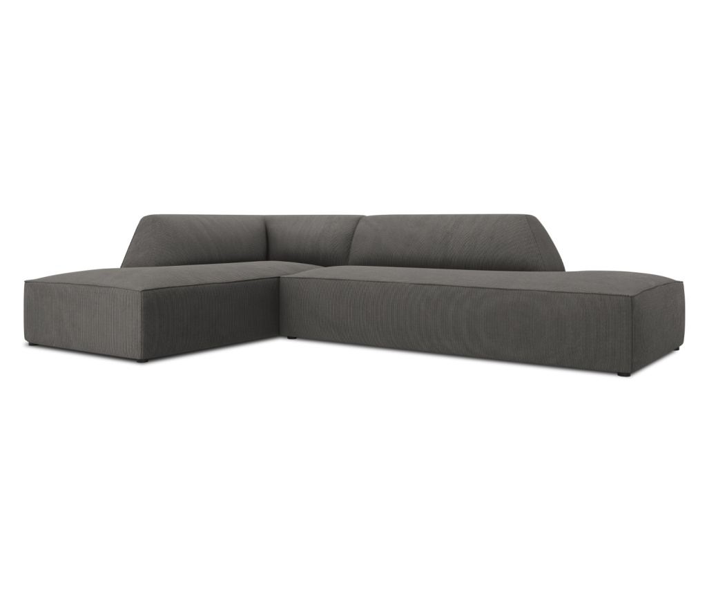 Moduláris sarokgarnitúra Windsor & Co 860638, Sao, Sütétszürke, 69x180x273 cm - 4
