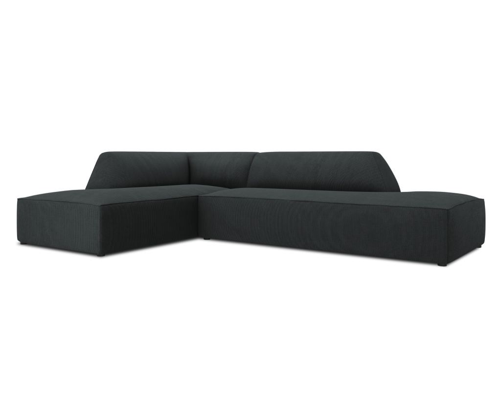 Moduláris sarokkanapé Windsor & Co 860638, Sao, fekete, 69x180x273 cm - 4