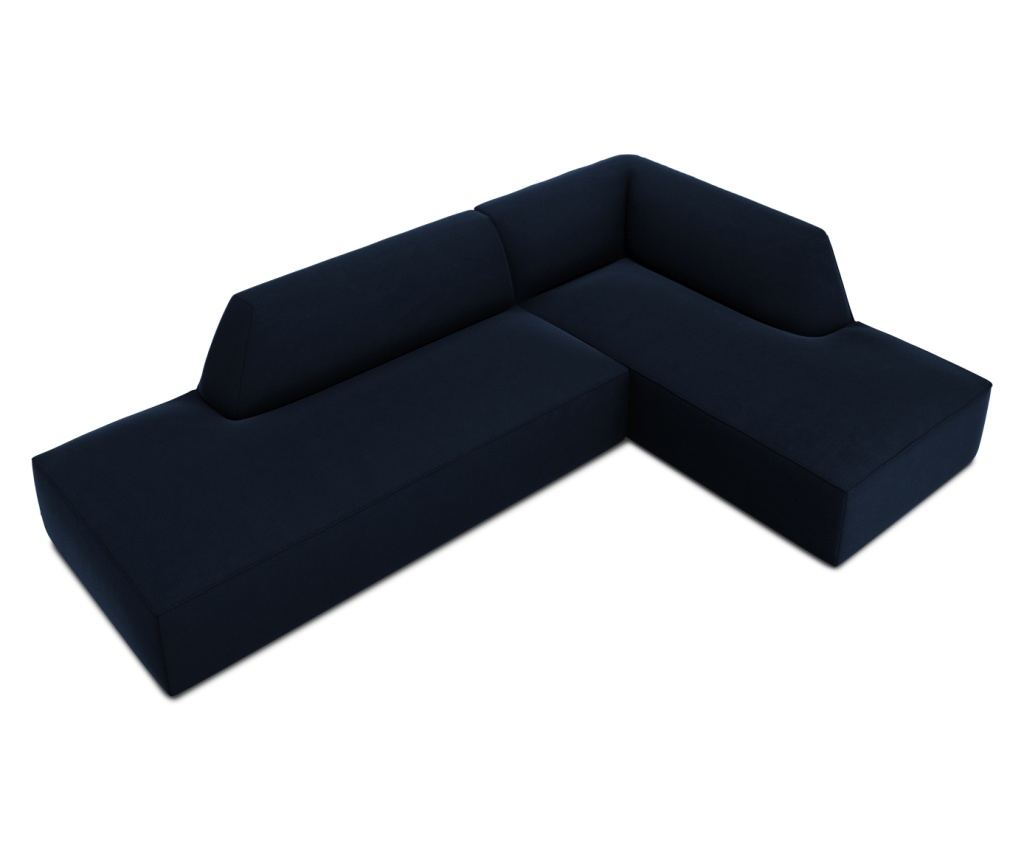 Moduláris sarokkanapé Windsor & Co 860638, Sao, királykék, 69x180x273 cm - 5