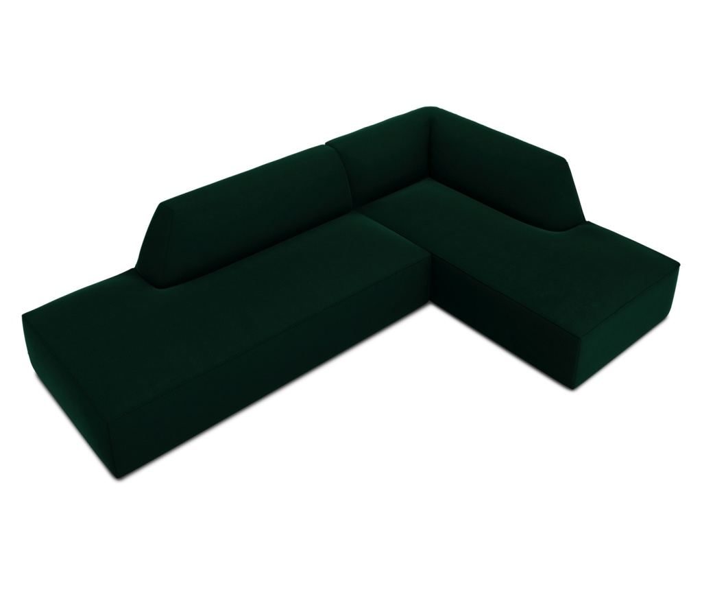 Windsor & Co Sao Moduláris Sarokgarnitúra, Sötétzöld - 5