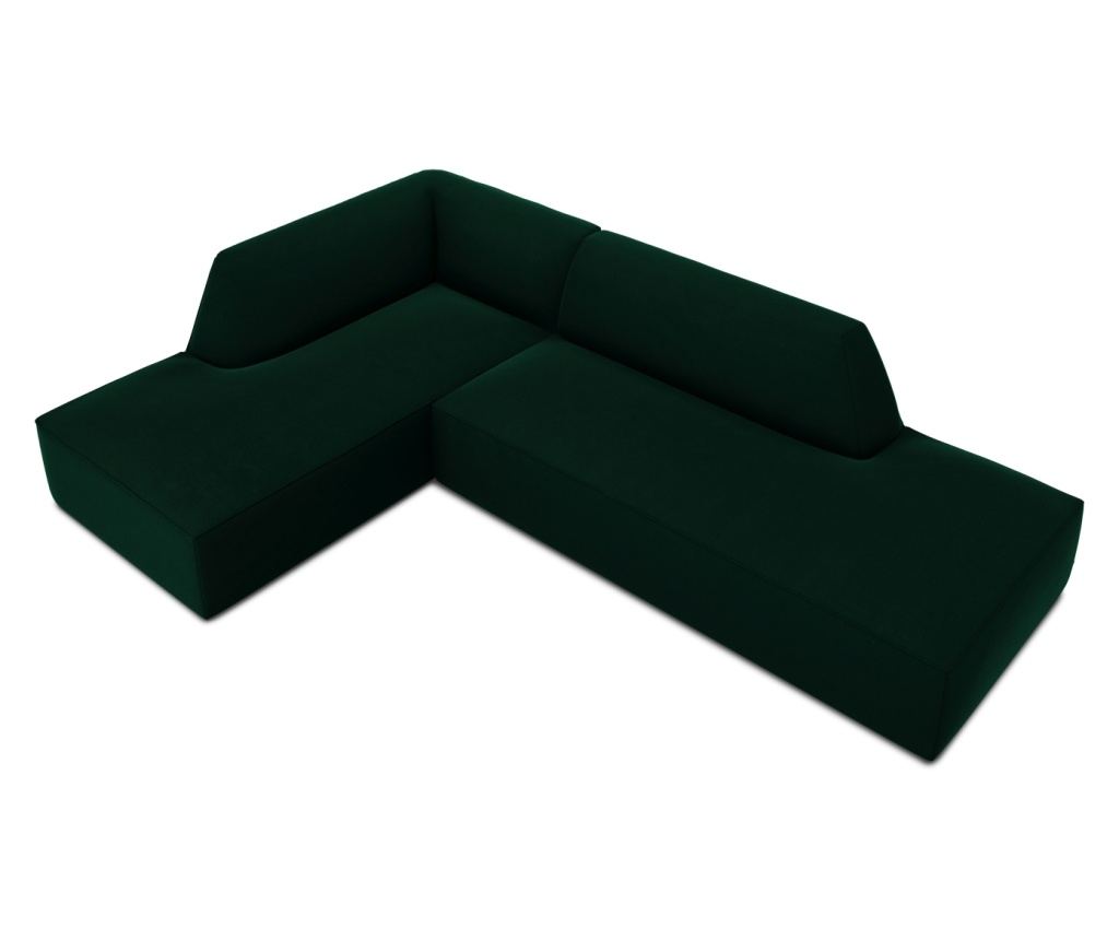 Windsor & Co Sao Moduláris Sarokgarnitúra, Sötétzöld - 9