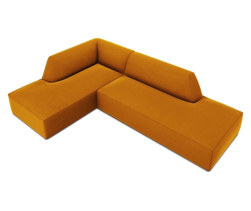 Moduláris sarokkanapé Windsor & Co 860638, Sao, Sárga, 69x180x273 cm - 5