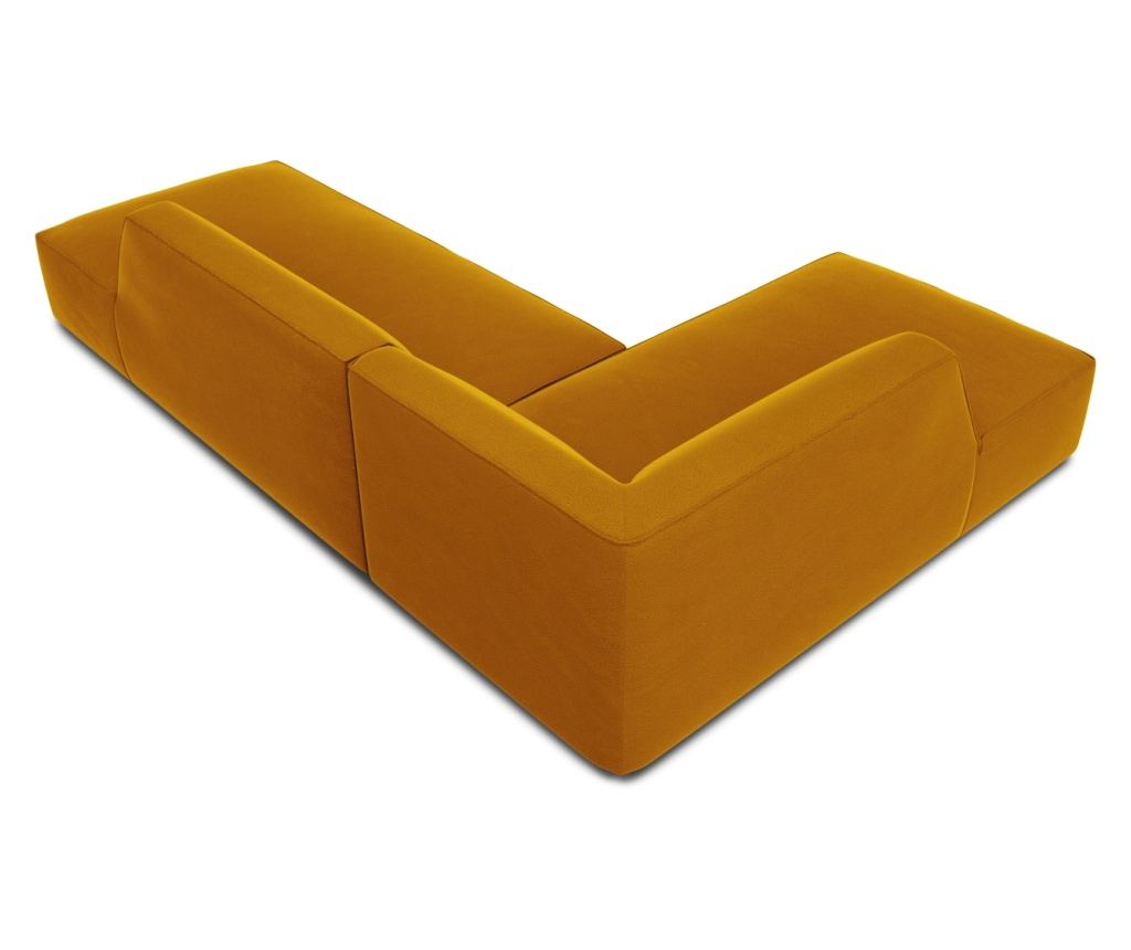 Moduláris sarokkanapé Windsor & Co 860638, Sao, Sárga, 69x180x273 cm - 6