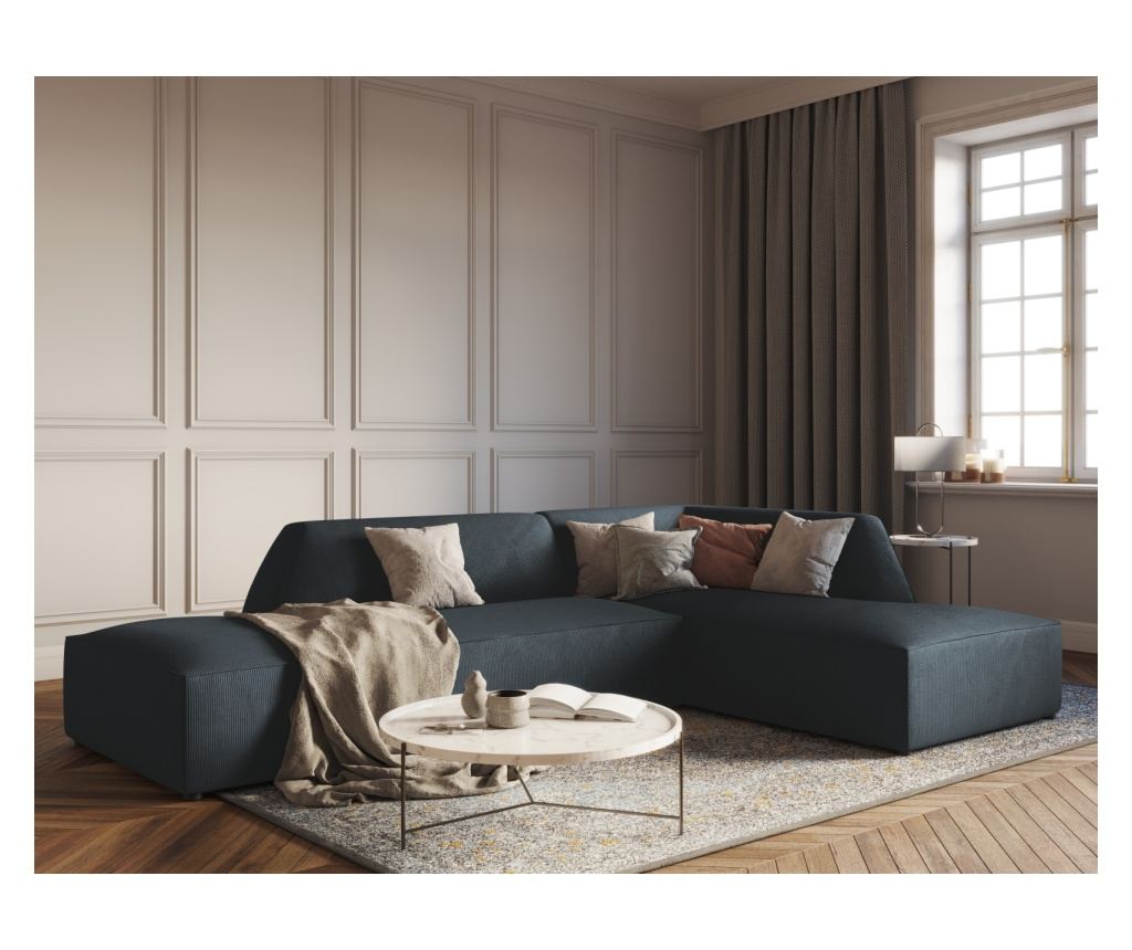 Moduláris sarokkanapé Windsor & Co 860638, kék, 69x180x273 cm - 3