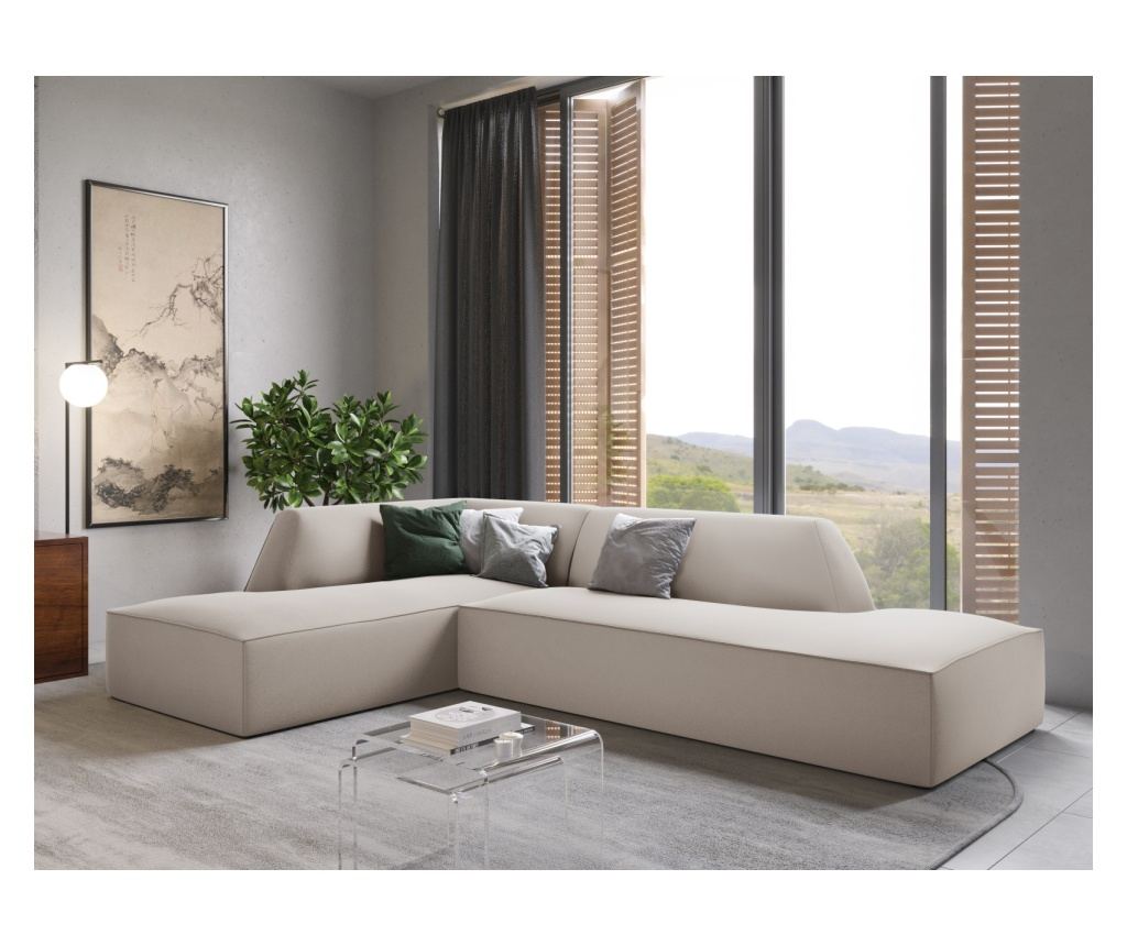 Windsor & Co 860638 Moduláris Sarokkanapé, Sao, Bézs, 69x180x273 cm - 2