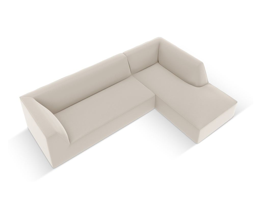 Modul sarokkanapé Windsor & Co 860638, meleg szürke, 69x180x273 cm - 4