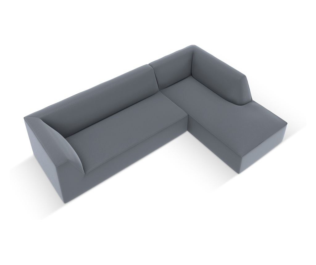 Moduláris sarokkanapé Windsor & Co 860638, Sao, sötétkék, 69x180x273 cm - 4