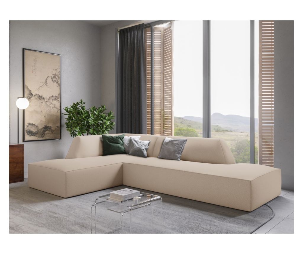 Moduláris sarokülő Windsor & Co 860638, Sao, Bézs, 69x180x273 cm - 2