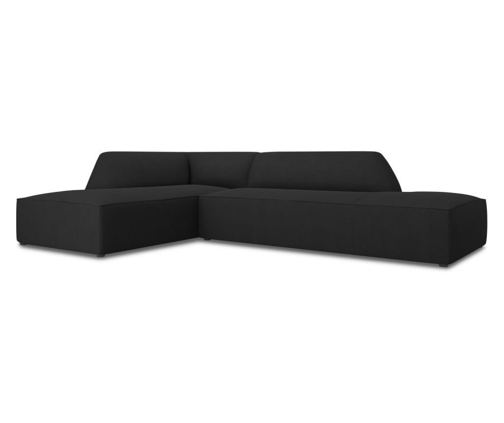 Moduláris sarokülőgarnitúra Windsor & Co 860638, Sao, Fekete, 69x180x273 cm - 3