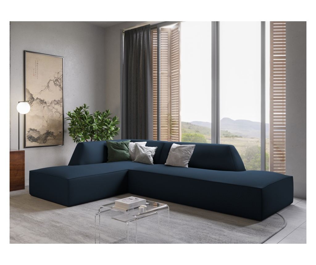 Windsor & Co Sao Moduláris Sarokkanapé, Sötétkék - 2