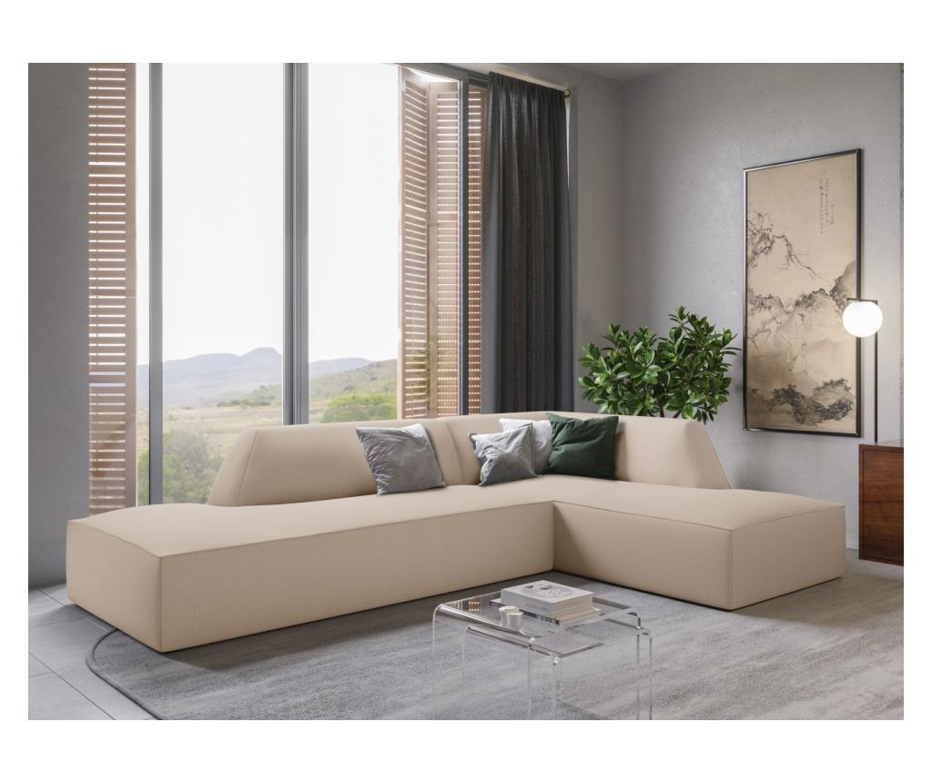 Moduláris sarokkanapé Windsor & Co 860638, Sao, bézs, 69x180x273 cm - 2