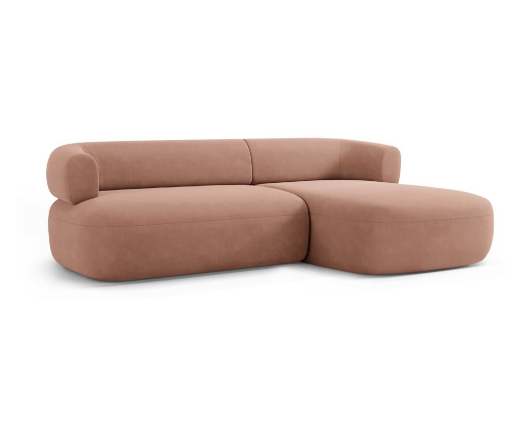 Sarokkanapé Windsor & Co 862422, Aldrin, Rózsaszín, 73x145x225 cm - 3