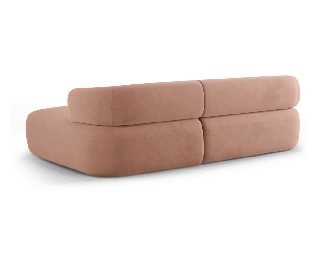 Sarokkanapé Windsor & Co 862422, Aldrin, Rózsaszín, 73x145x225 cm - 5