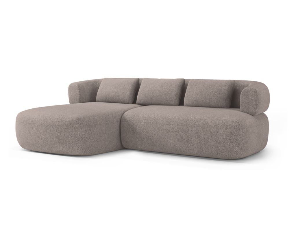 Sarokkanapé Windsor & Co 862422, Aldrin, világosbarna, 73x145x225 cm - 2