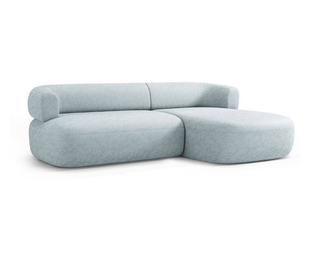 Sarokkanapé Windsor & Co 862422, Aldrin, Világoskék, 73x145x225 cm - 3