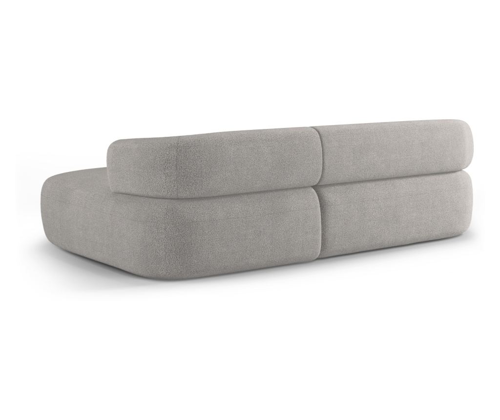 Sarokkanapé Windsor & Co 862422, Aldrin, világosszürke, 73x145x225 cm - 4