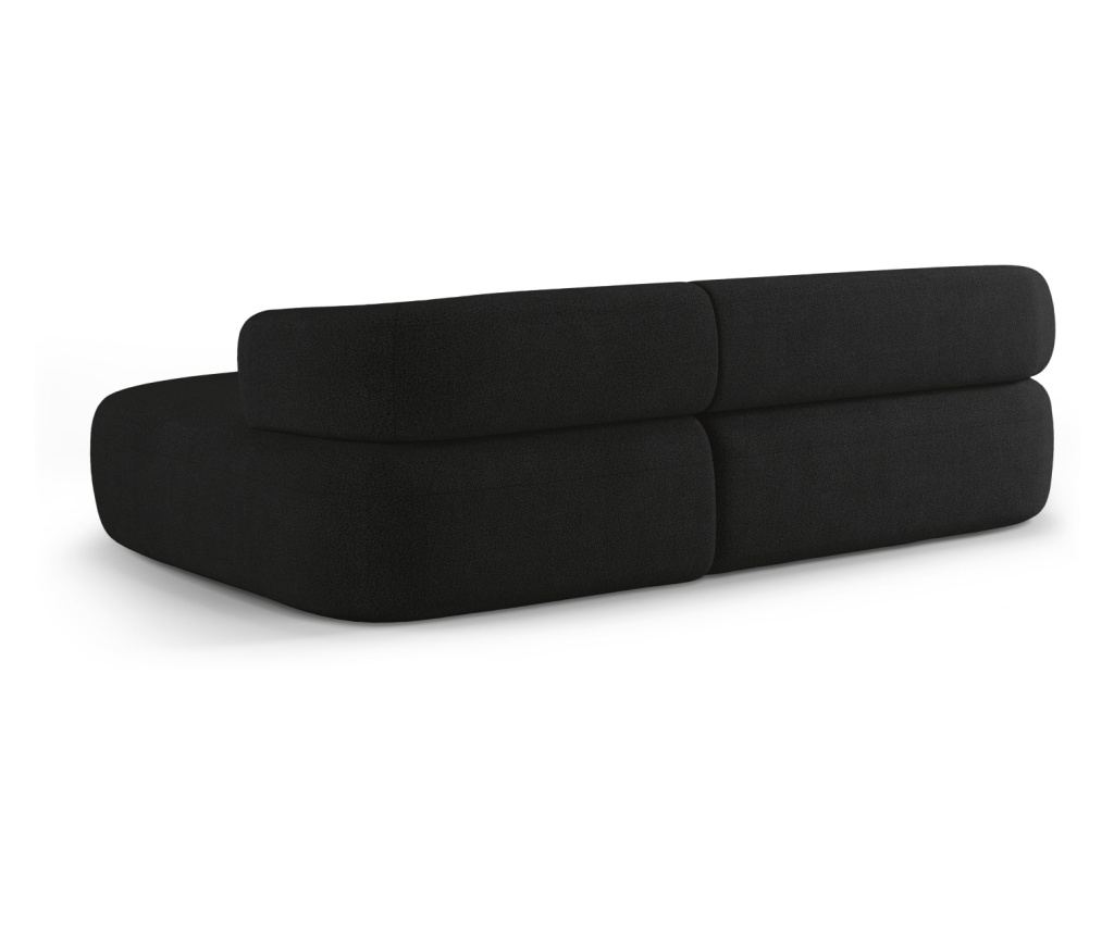 Sarokkanapé Windsor & Co 862422, Aldrin, fekete, 73x145x225 cm - 4