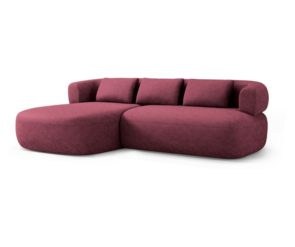 Sarokkanapé Windsor & Co 862422, cseresznye színű, 73x145x225 cm - 2