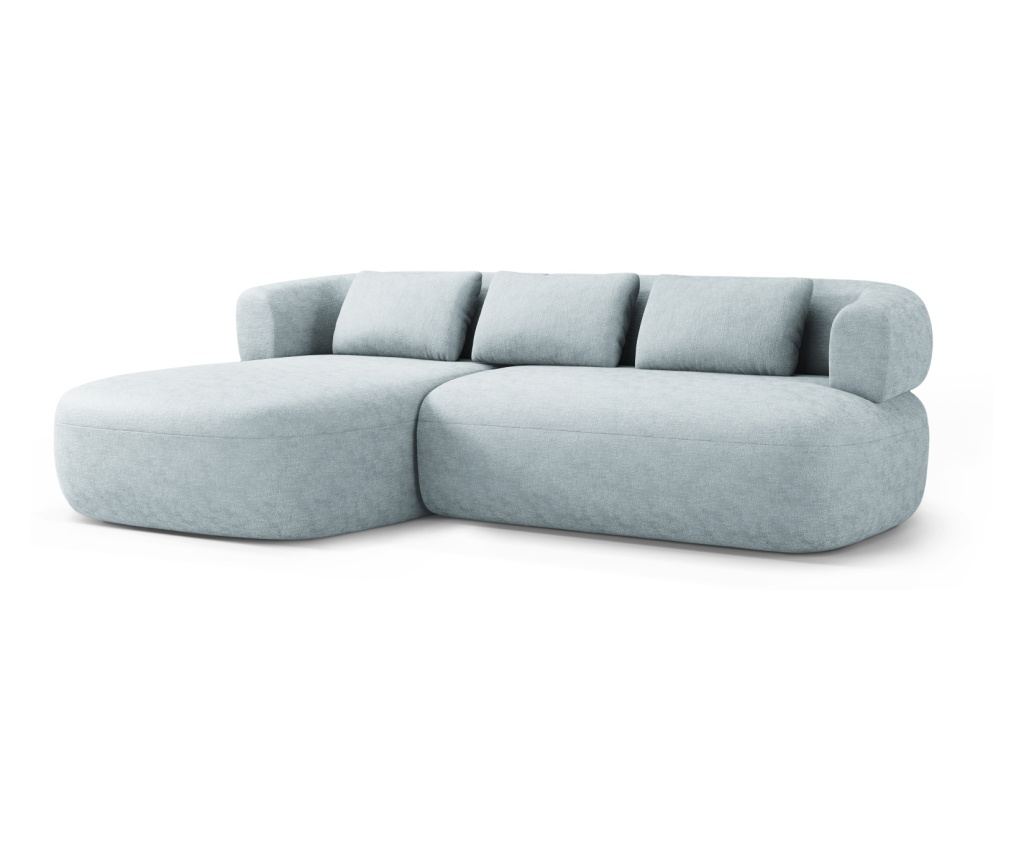 Sarokülőgarnitúra Windsor & Co 862422, Aldrin, Világoskék, 73x145x225 cm - 3