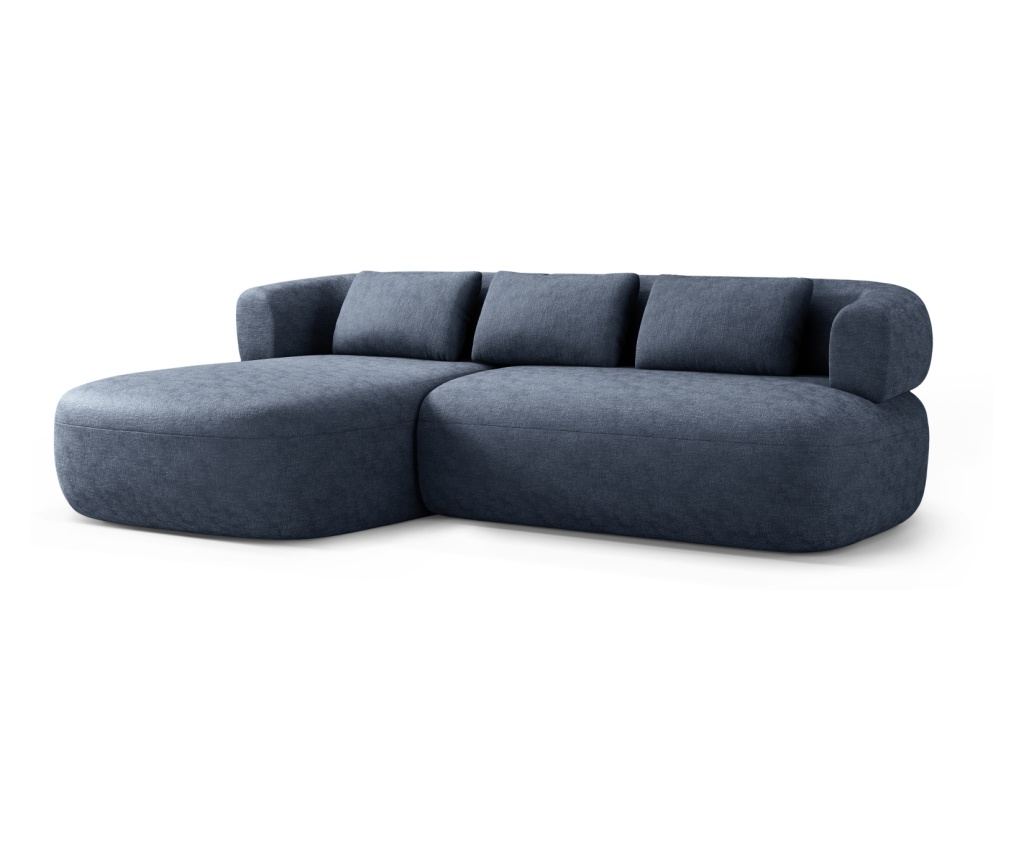 Sarokkanapé Windsor & Co 862422, Aldrin, Sötétkék, 73x145x225 cm - 2