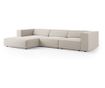 Sarokkanapé Cosmopolitan Design 622396, Arendal, krém, 70x166x284 cm thumbnail 2