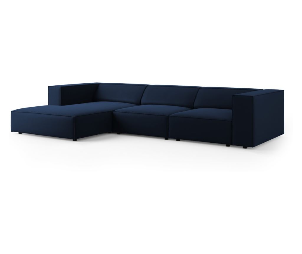 Sarokkanapé Cosmopolitan Design 622396, Arendal, Királykék, 70x166x284 cm - 2